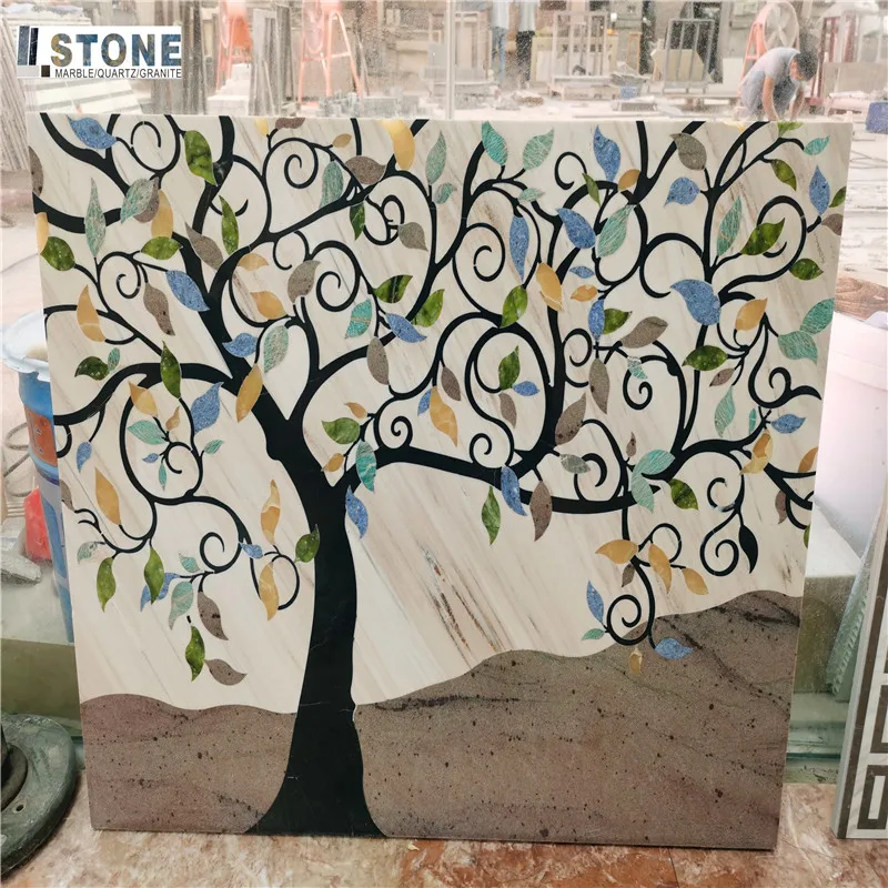 
marble medallions cheap veitnam factory home decoration 