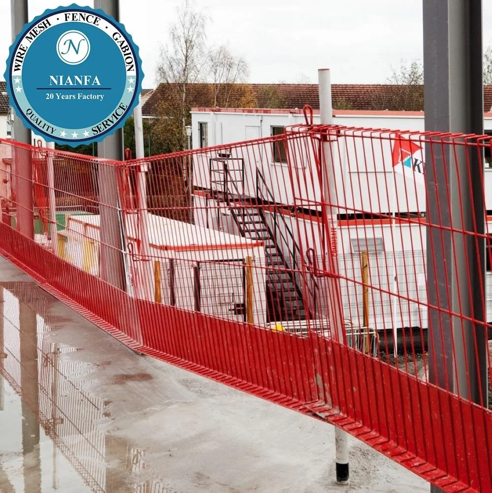 new style customized construction site protection system tubular guardrail edge anti fall steel safety barrier fence