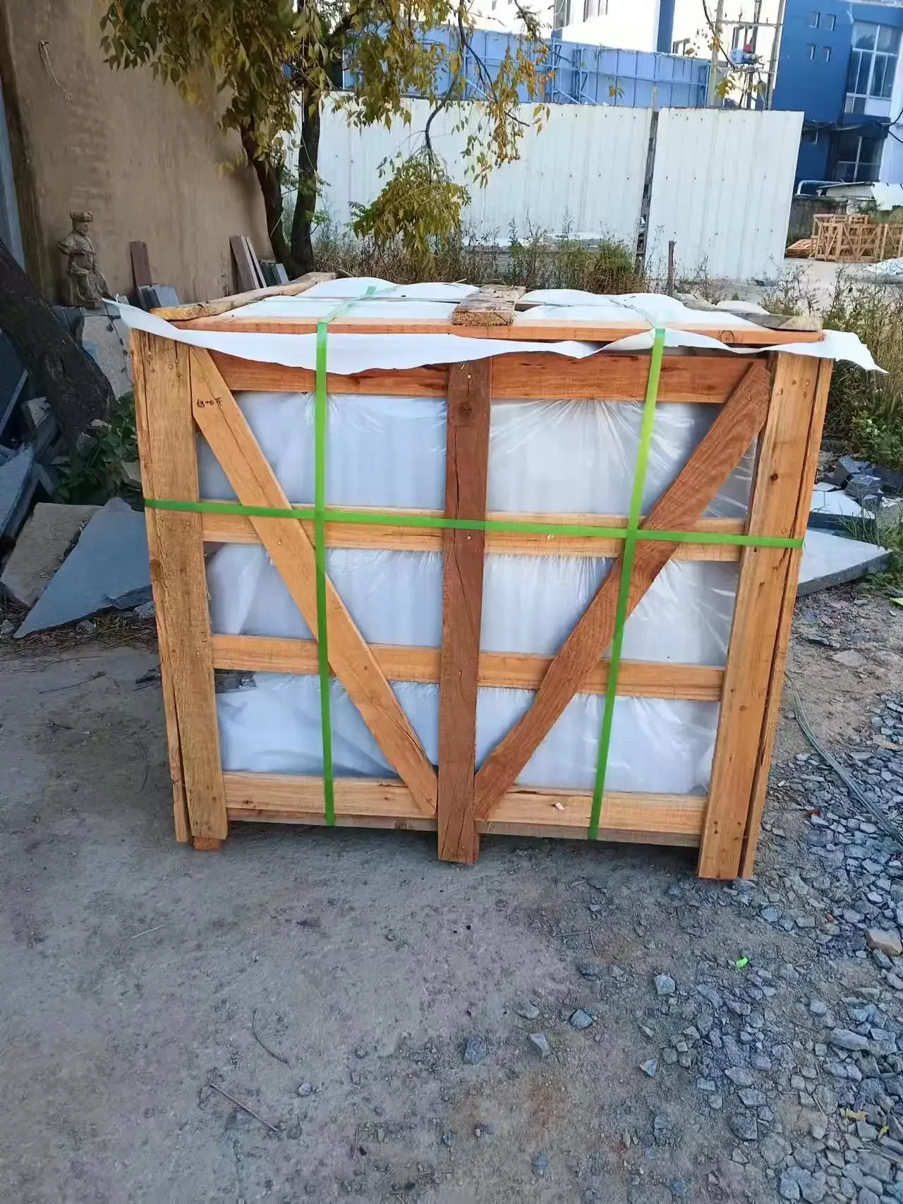 Popular Fan Shape Design Natural Flamed Face Granite Driveway Paving Stones