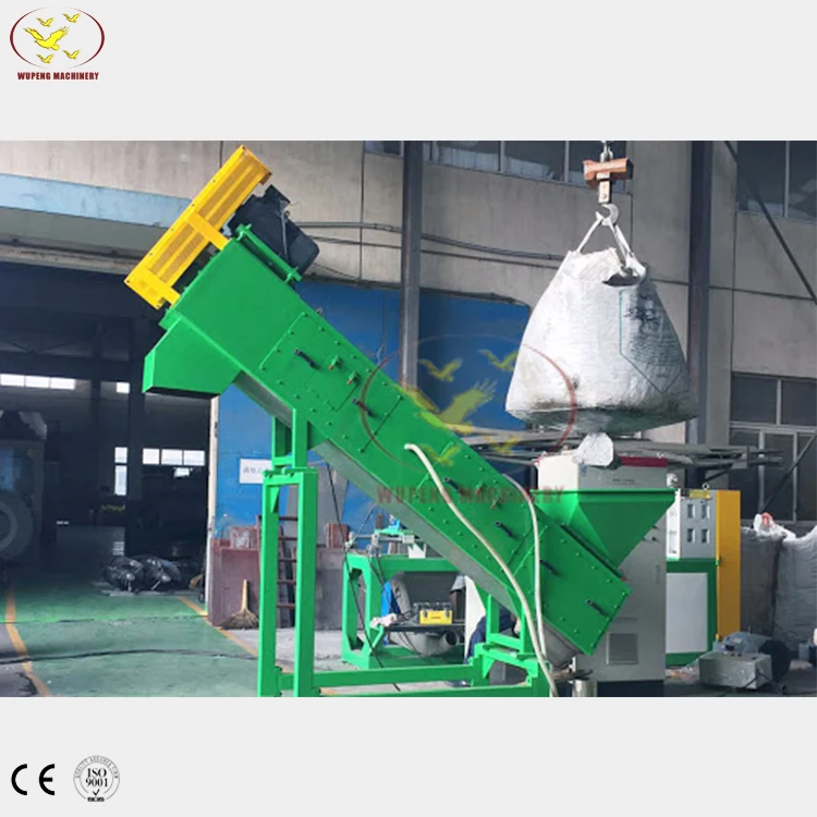 
High capacity crushing washing plastic recycling line 