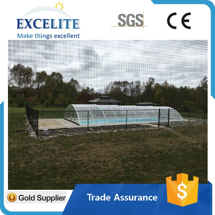 Aluminium Swimming Pool Roof Cover Telescopic