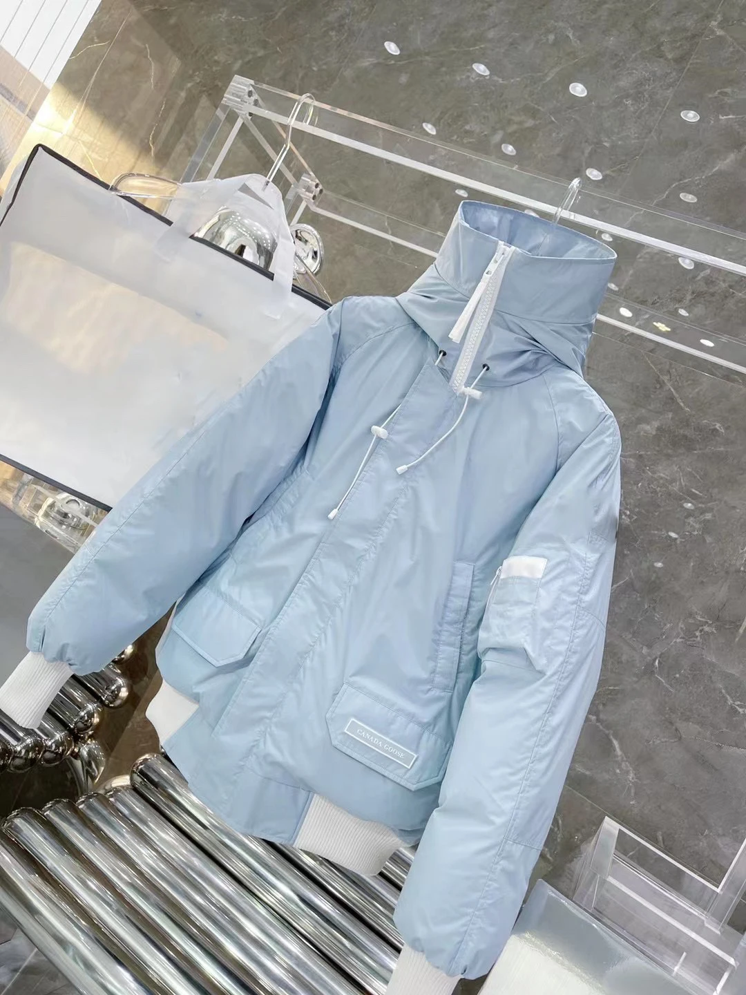 High Quality Casual Winter Goose down Jacket Long Windproof Warm Hooded Parka Designer Clothes Luxury Brand Clothing