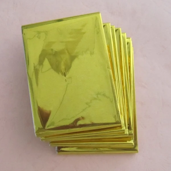 Golden or Silver Color Emergency Rescue Foil Thermal Blanket