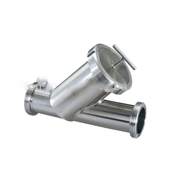 Sanitary Stainless Steel Welded/Clamped/Threaded Y Type Strainer