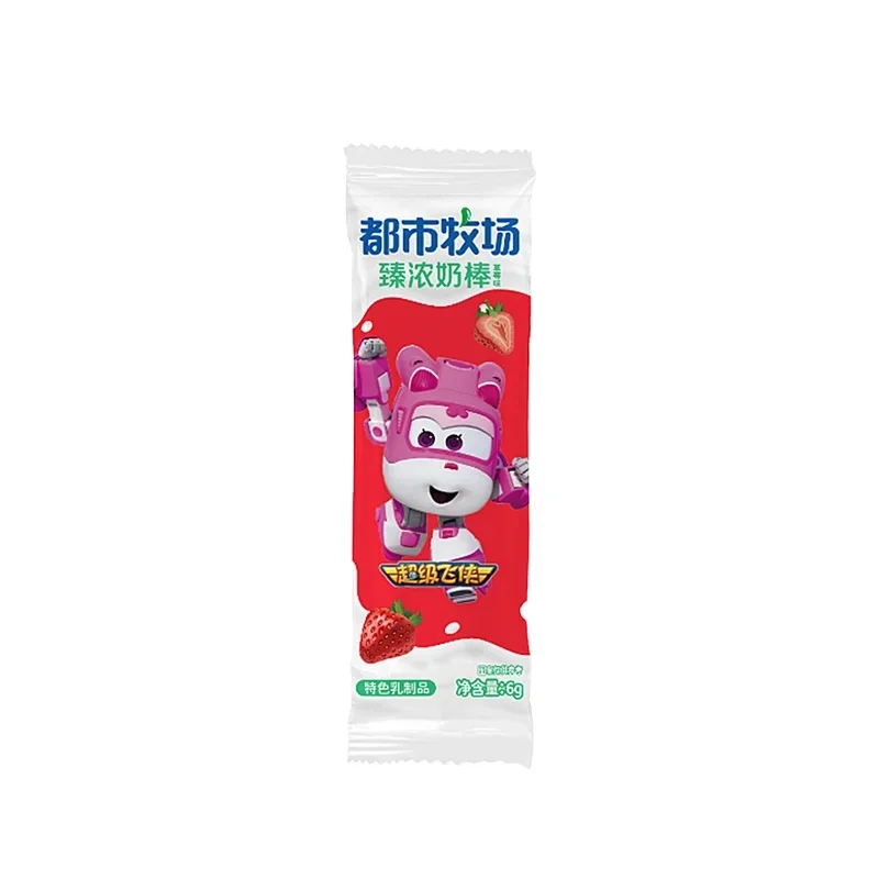 81 сухое молоко с высоким содержанием белкового клубничного вкуса 6 г * шт. Prebiotics Lollipop