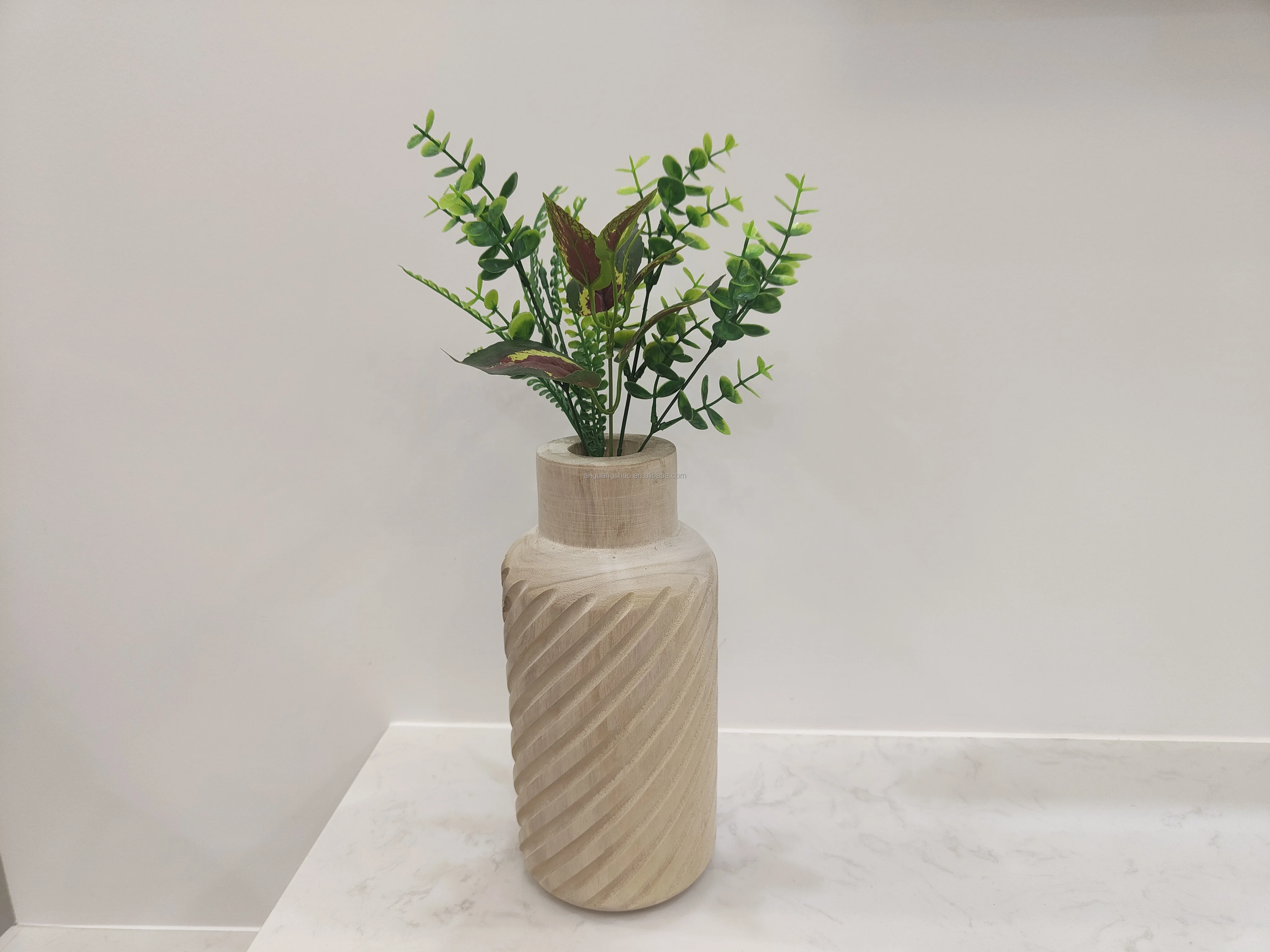 Home Decoration Pieces Curves Vases For Home Decor Hand Made/Country style vases for decor