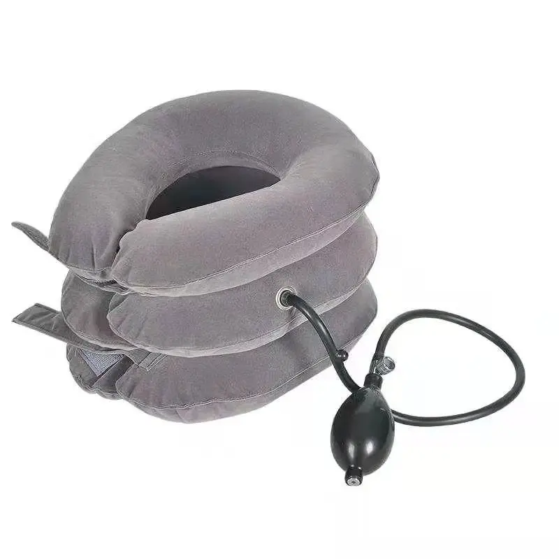 Air Neck Traction Relive Pain Cervical Collar Device inflatable neck support traction pillow