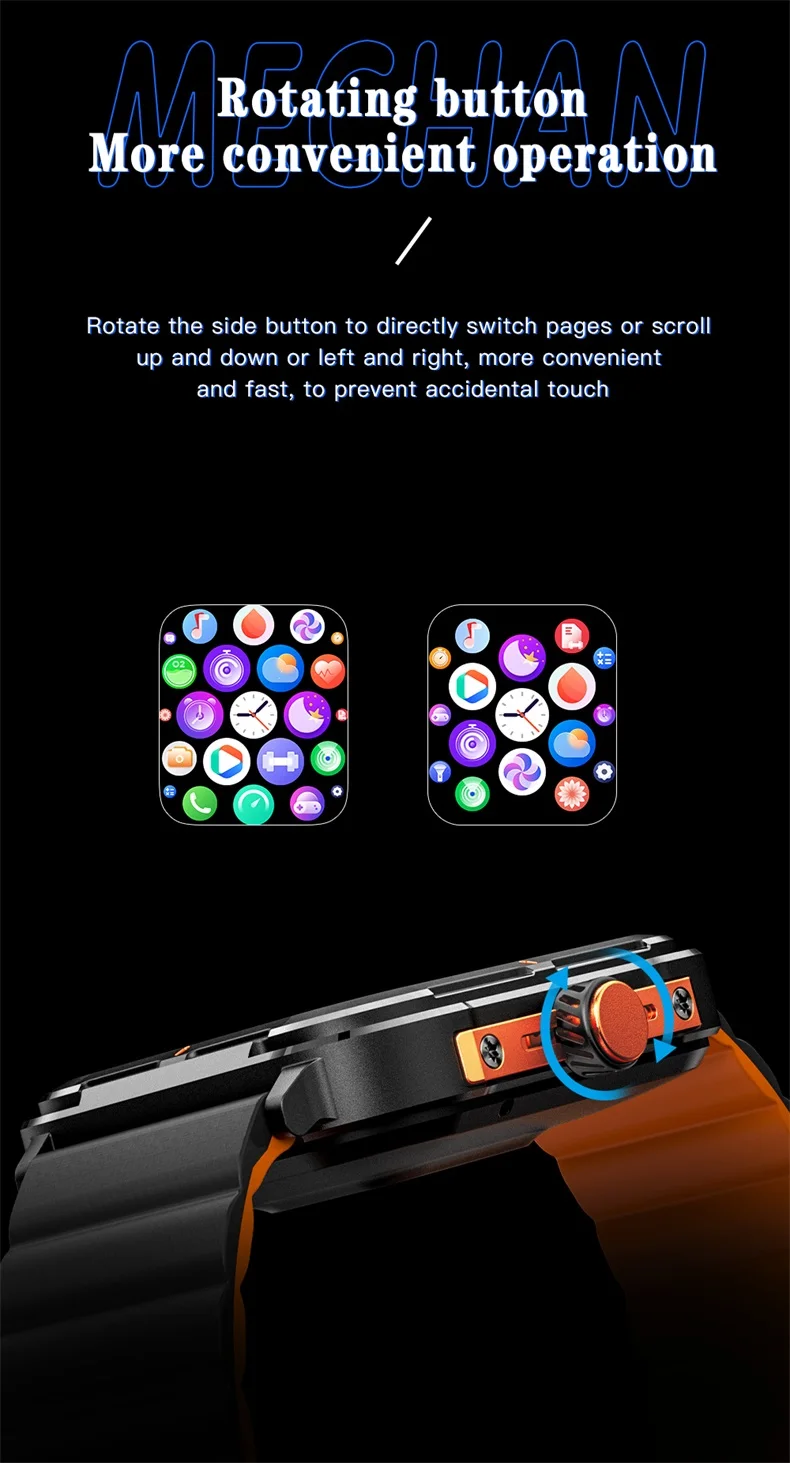 New D09 Smartwatch 1.83-inch IPS Screen Heart Rate Sleep Monitor Music Play BT Call Outdoor Sports Smartwatch D09 (11).jpg