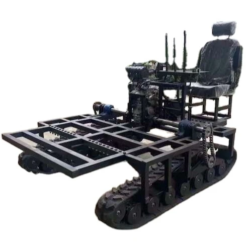 Робот резиновый гусеничный автомобиль грузовой вес 100kgs-200kgs-300kgs800kкг шасси ходовой части резиновой гусеницы