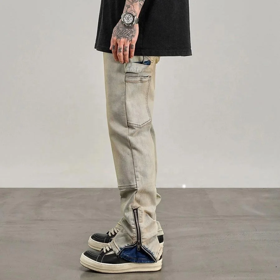 Stylish Look men denim jeans stock good quality designer jeans men dropshipping