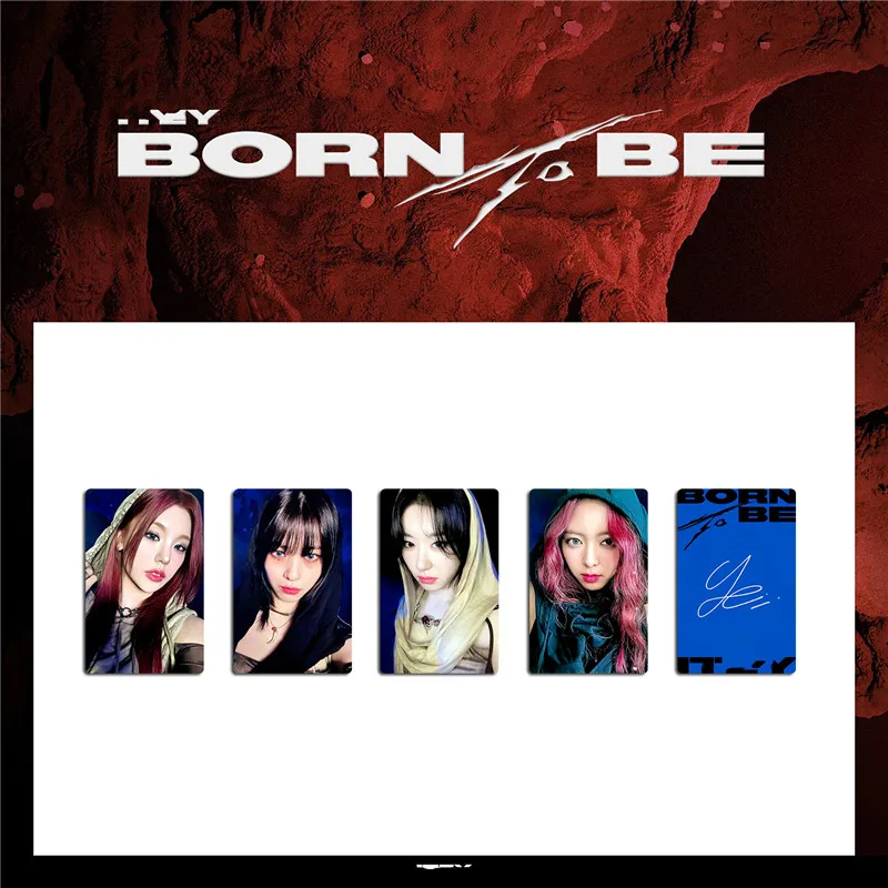 Kpop ITZY BORN TO BE Lomo Photo Cards 8TH MINI ALBUM Custom Photocards Fan Collections