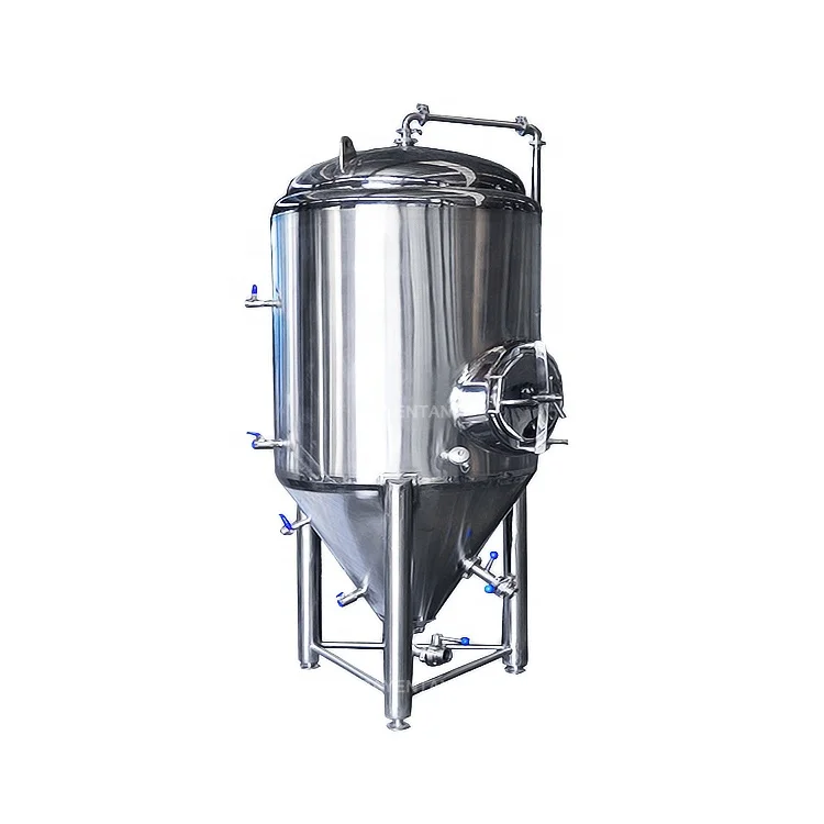 Stainless Steel Brewing Conical Bottom Fermentation Vessel 500L High Quality Bright Beer Tank