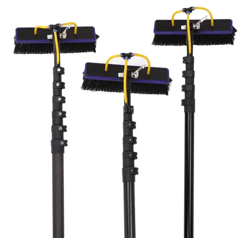 China manufacture 100% carbon fiber telescopic window cleaning waterfed pole
