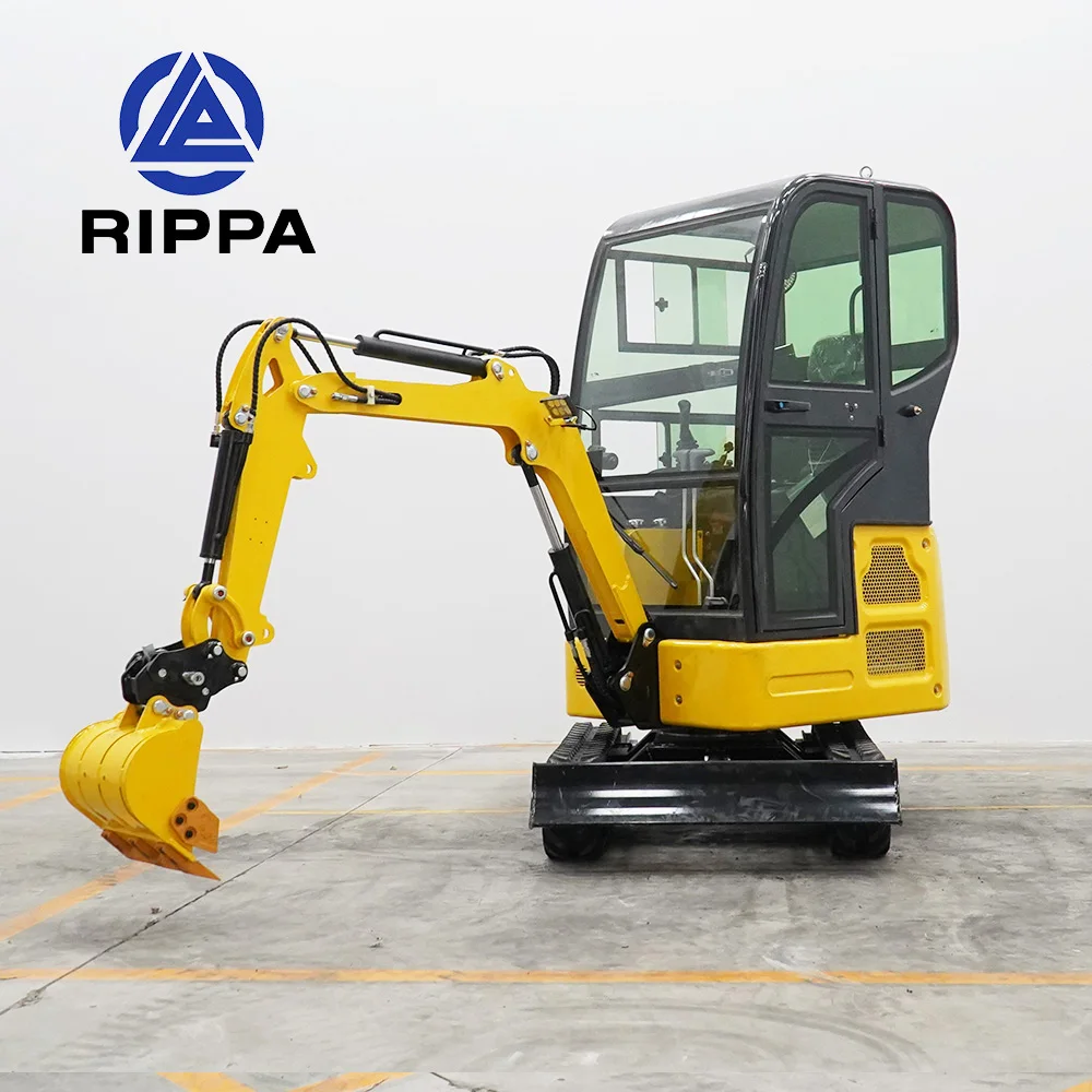 Factory Directly Supply 1.5 Ton Small Excavator Digger Chinese Micro Bagger Machine 1 Ton Mini Crawler Excavators