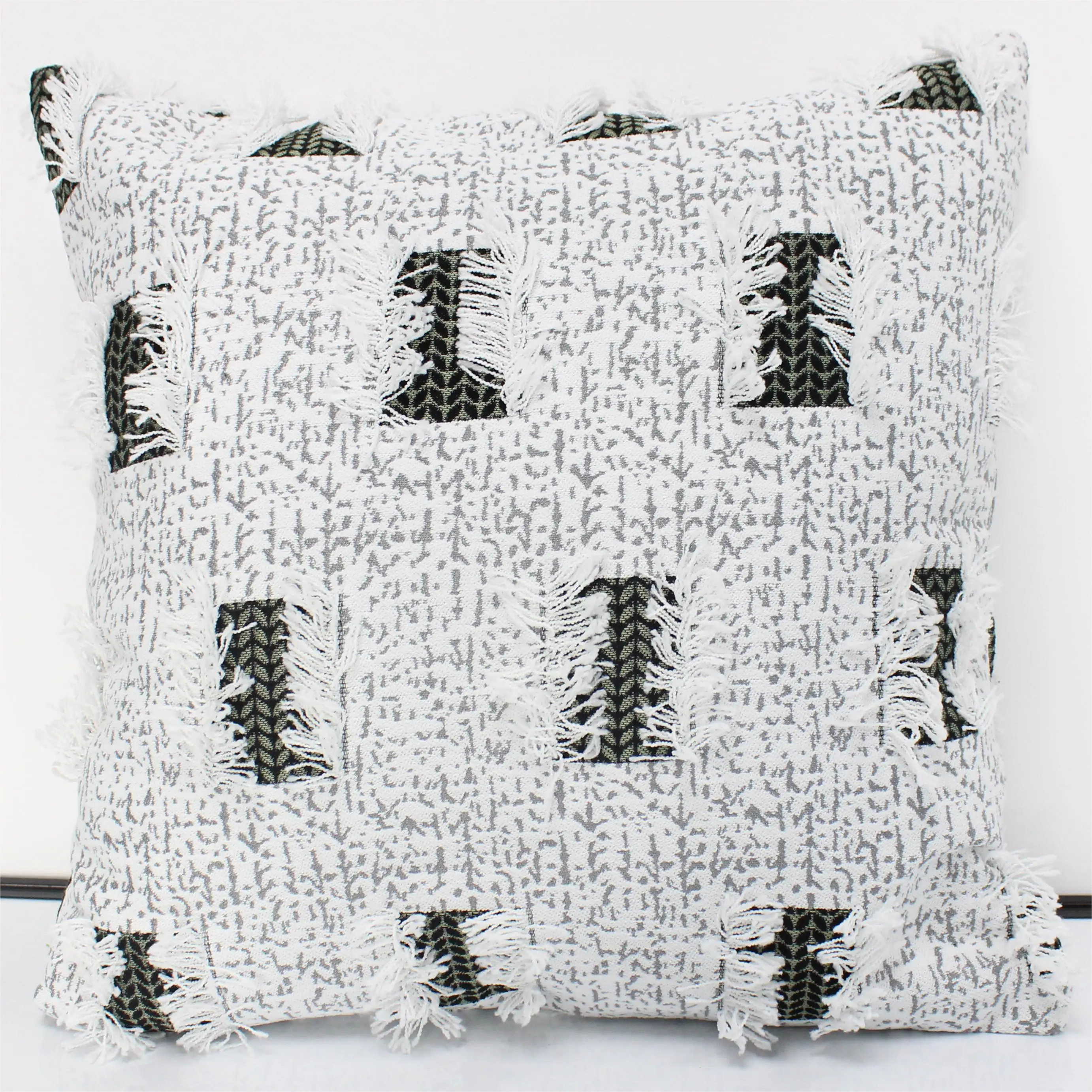 Лен ручной работы плюшевый белый перуанский Восточный наволочки для подушки уличный диван новейший дизайн чехлы 30x50 минималистичные