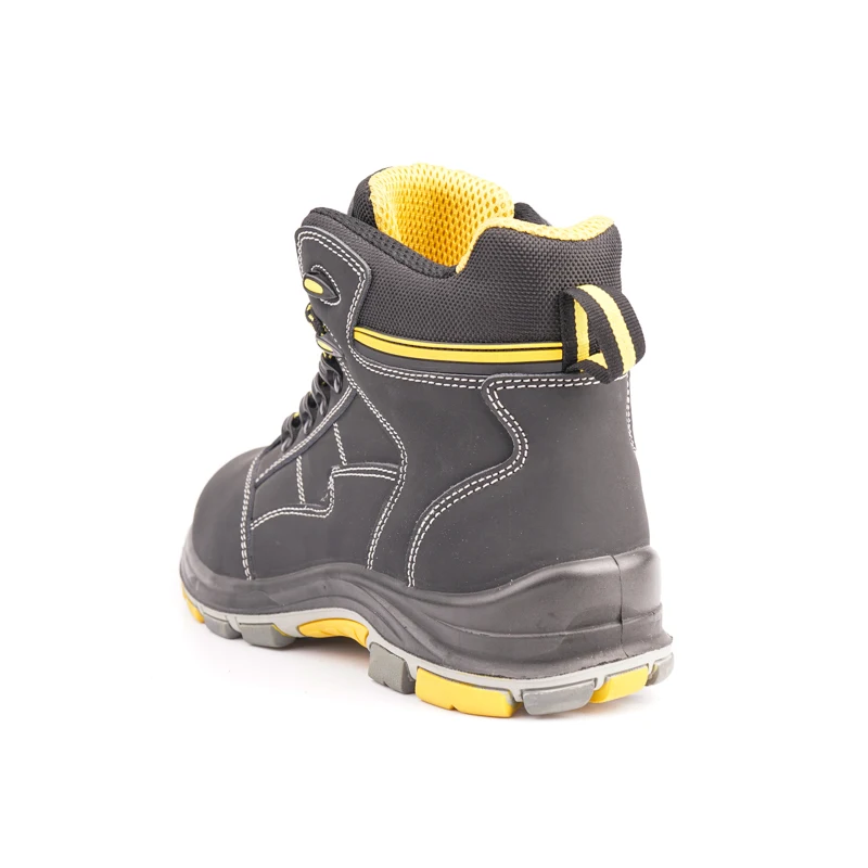 Heavy Industry Nubuck Waterproof Safety Shoes Anti Static ESD Protective Work Boots
