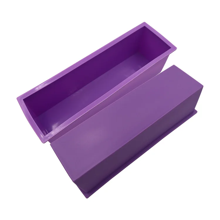 1200ml Silicone Baking Mold Cake Pan for Soap Making Rectangle Silicone Soap Mold Loaf
