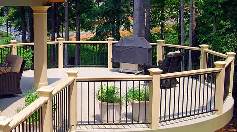 Modern Design Aluminum/Iron & Stainless Steel Deck Railing & Balcony Fence