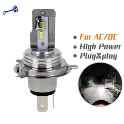 Super Bright 3000LM Motorcycle Headlight 6500K 3000LM DC12V AC 11V-60V H4 HS1 H6 BA20D P15D P45T Scooter Motorbike Head Lamp