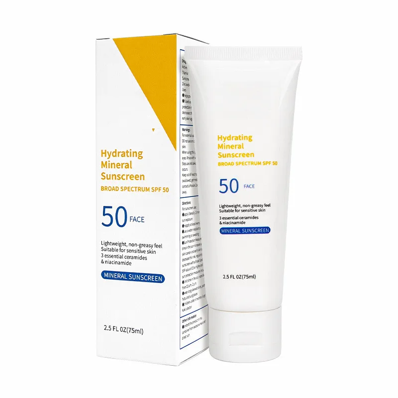 Частный бренд органическое Отбеливание лица антивозрастной и без масла Spf 50 Ультрафиолетовый корейский солнцезащитный