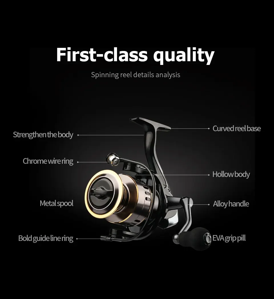 Byloo  spinning reel square shaft handle aluminium prices spinning reels brake feeder spinning reel