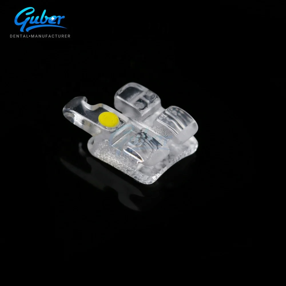 ORTHO Guber Dental New Products Dental Inetruments Orthodontic Crystal Sapphire Braces With Best Price