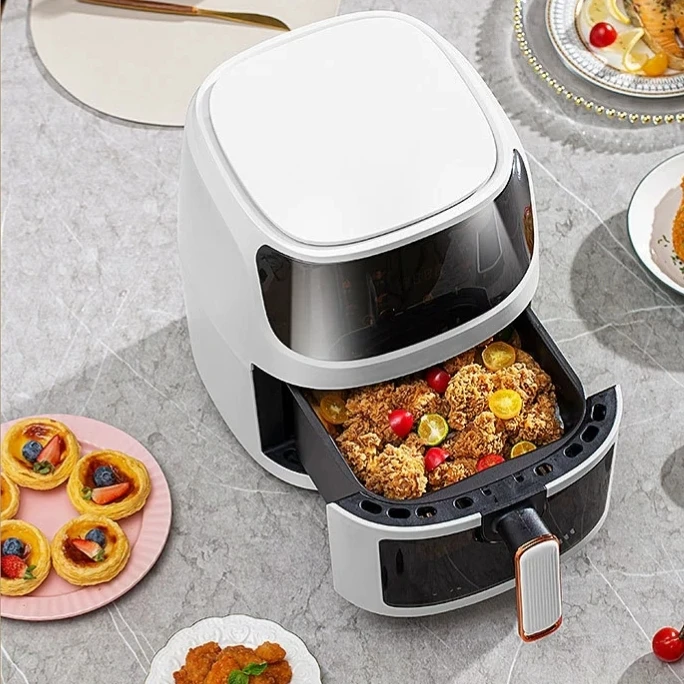 iStapromo Gifts square visible large capacity electric oven oil-free healthy air fryer factory direct delivery wholesale OEM 10L