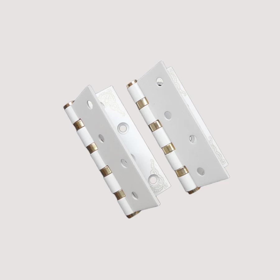 Luxury 304 Stainless steel  Wooden Door Lock Handle Hinges thickness bearing 4 inch Mute Hinge