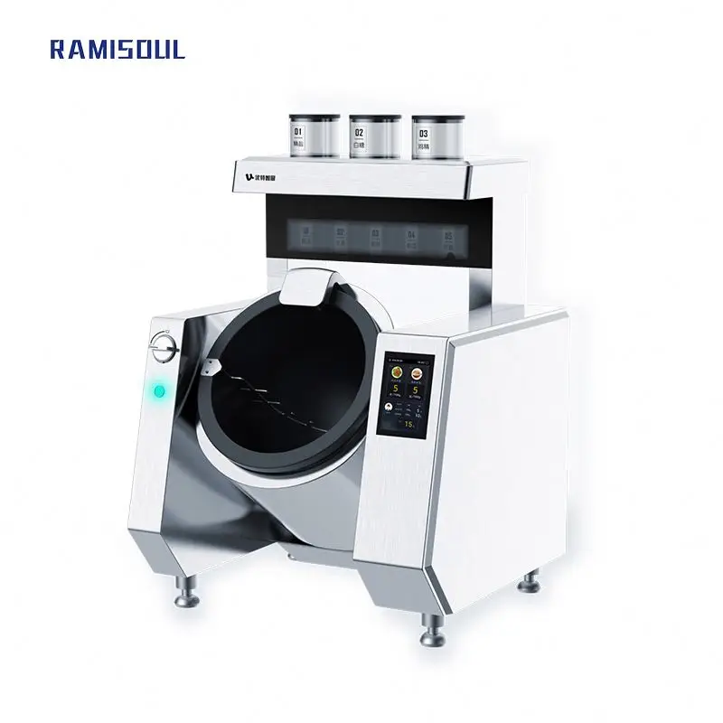 Auto Stir Fryer Machine Multi Function Cooking Machine Commercial Intelligent Automatic Cooking  robot intelligence Cooker