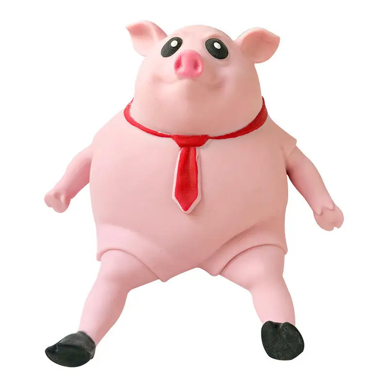 Hot sellingMagic Sand Squeeze Pig Toy And Stress Stretch Squishy pink Piggy Anti Stress Decompareson Toys For Kids/Adults