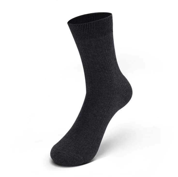 Factory Unisex Custom Bamboo Socks Four Seasons Wearing Business Causal Crew Fiber Socks