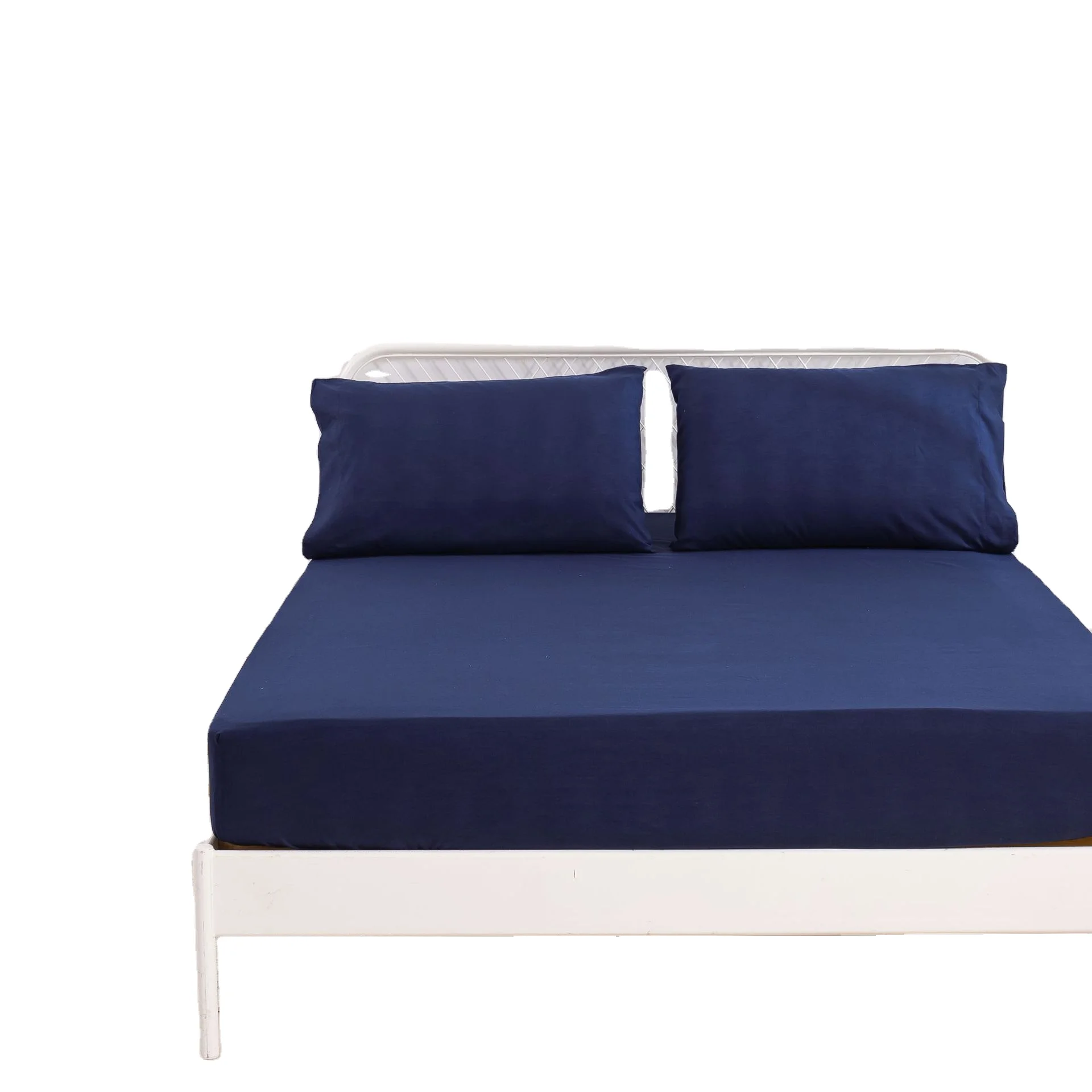 Soft Like 1800tc egyptian cotton sheet sets Hot Sale 100% Polyester Microfiber cheap Fitted Sheet Deep pocket Mattress Protector