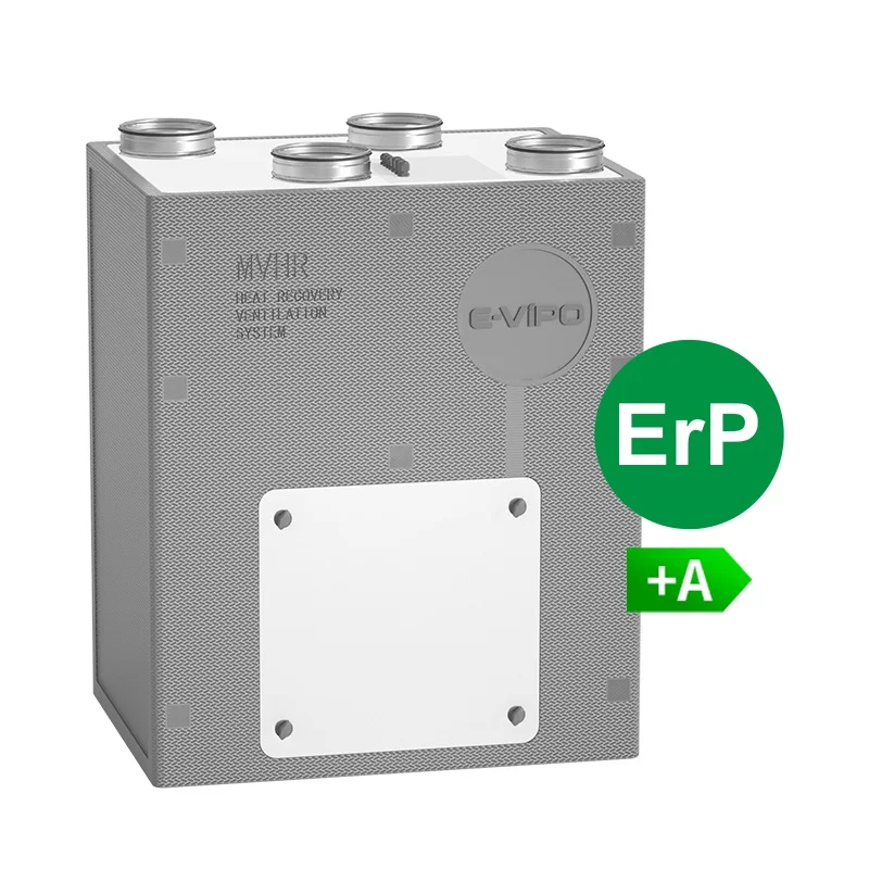 E-VIPO Energy Saving ERV Ventilation Wall HVAC System Recuperator Air Bypass HRV Heat Recovery Ventilation System