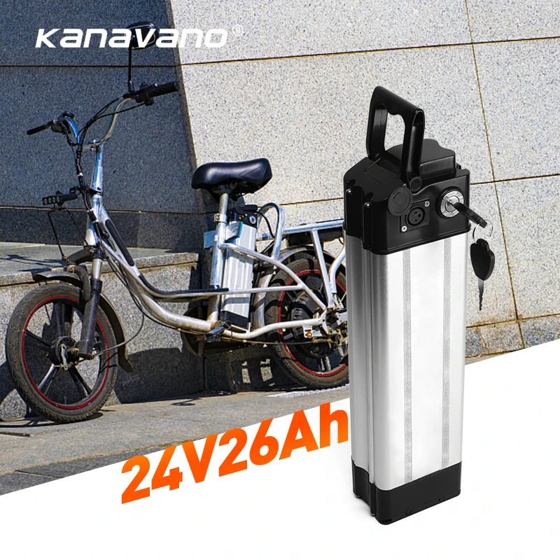 24v 36V 48V sliverfish electric bike battery 15Ah 20Ah 26Ah removeable lithium ion rechargeable Battery for Electric Bike