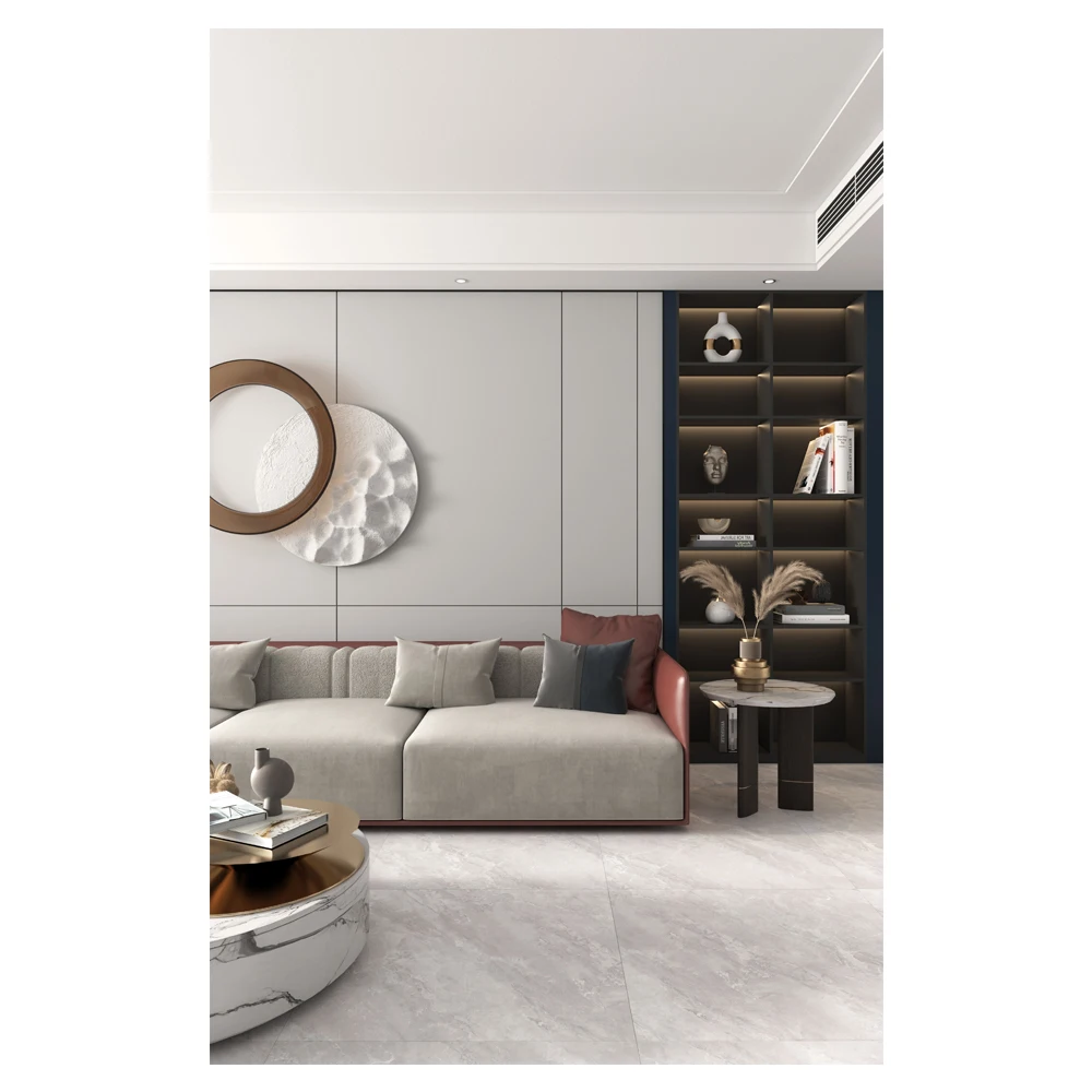 Marble Full Body Floor Porcelain Rustic Ceramic Tile Polished Indoor Exterior Walls 80x80cm Modern Karl Grey Tiles