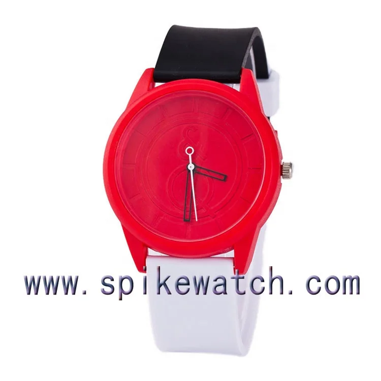 Plastic waterproof watch plastic watch wrist watch with plastic buckle