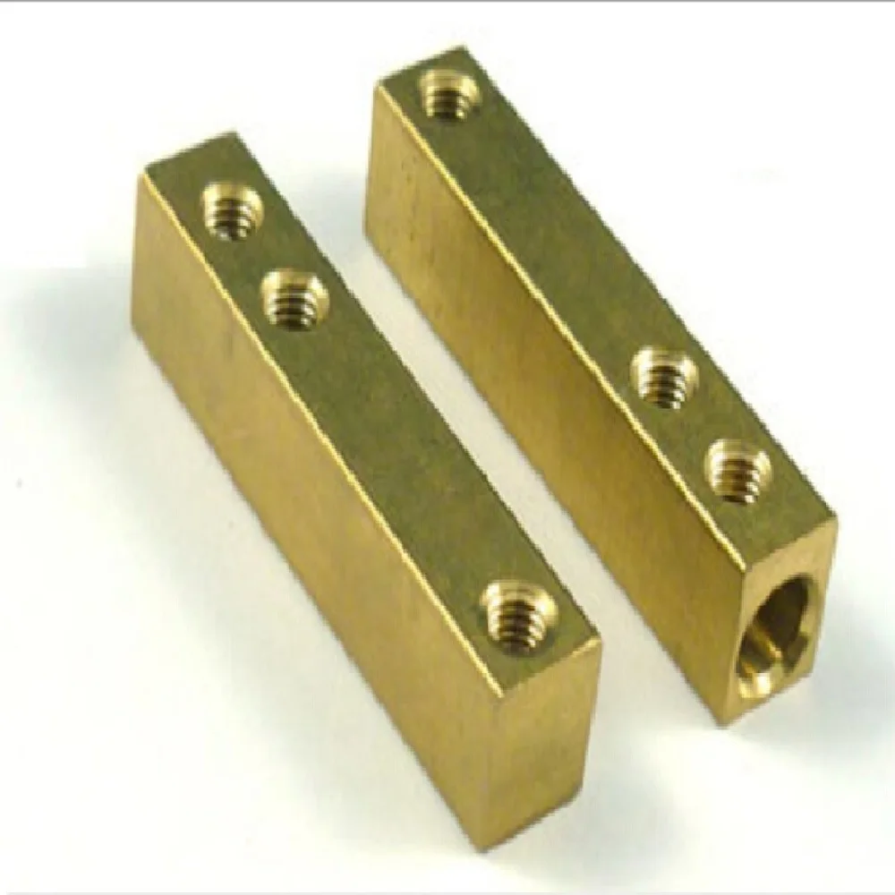 china CNC lathe machining Brass Electrical Wire Connector Electric Dental Ceramic Pcb Terminal Block with screws