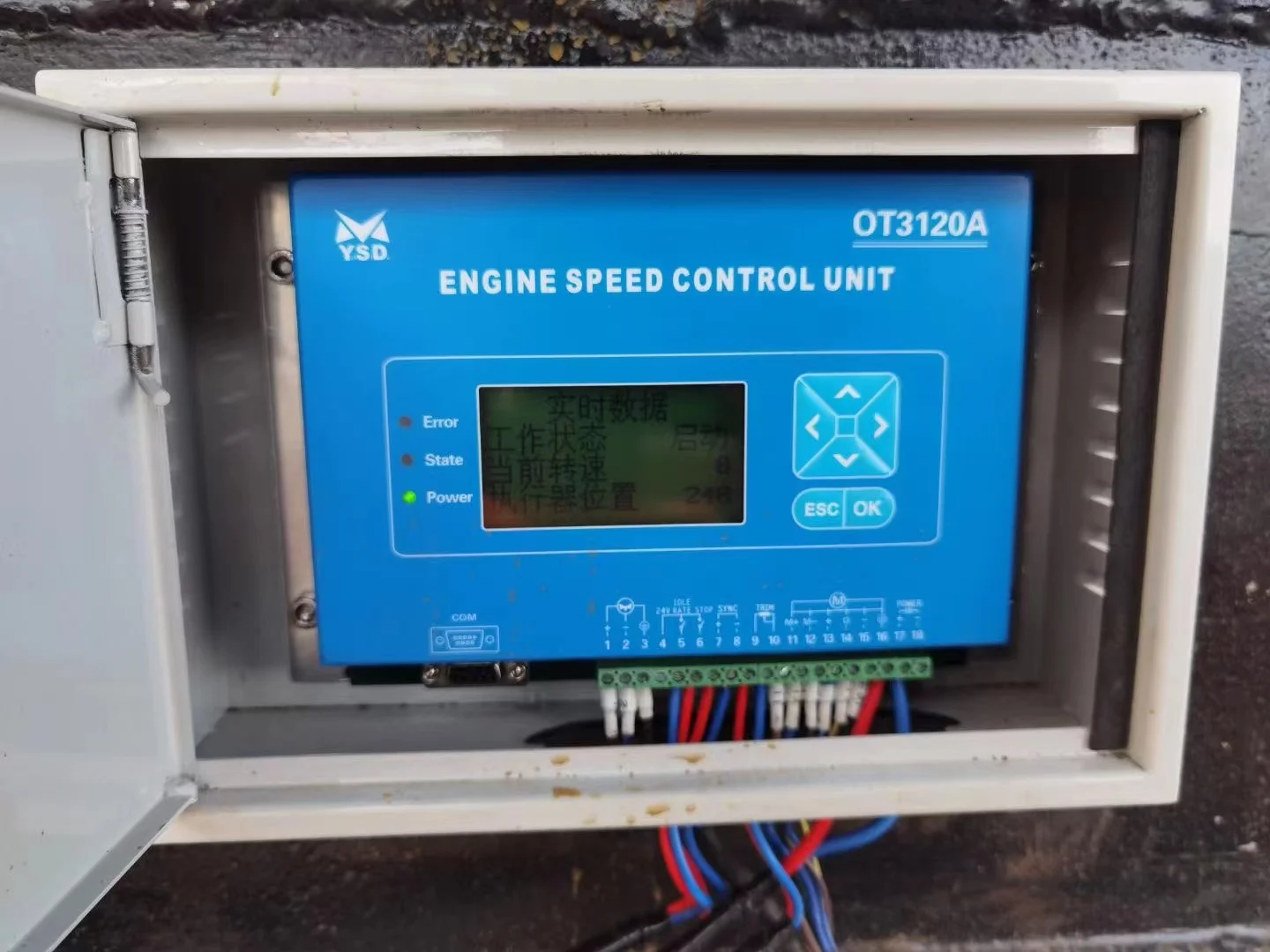 OT3120A digital speed controller Heinzmann DC6 Altronic woodward proact model II Gas diesel engine generator controller