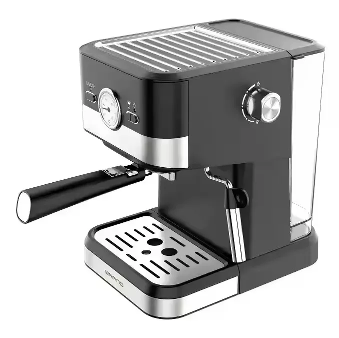Compact Semi-Automatic Espresso Machine with High Pressure Steam for Home Use: All-in-One Coffee and Milk Frothing XMJL008-3110