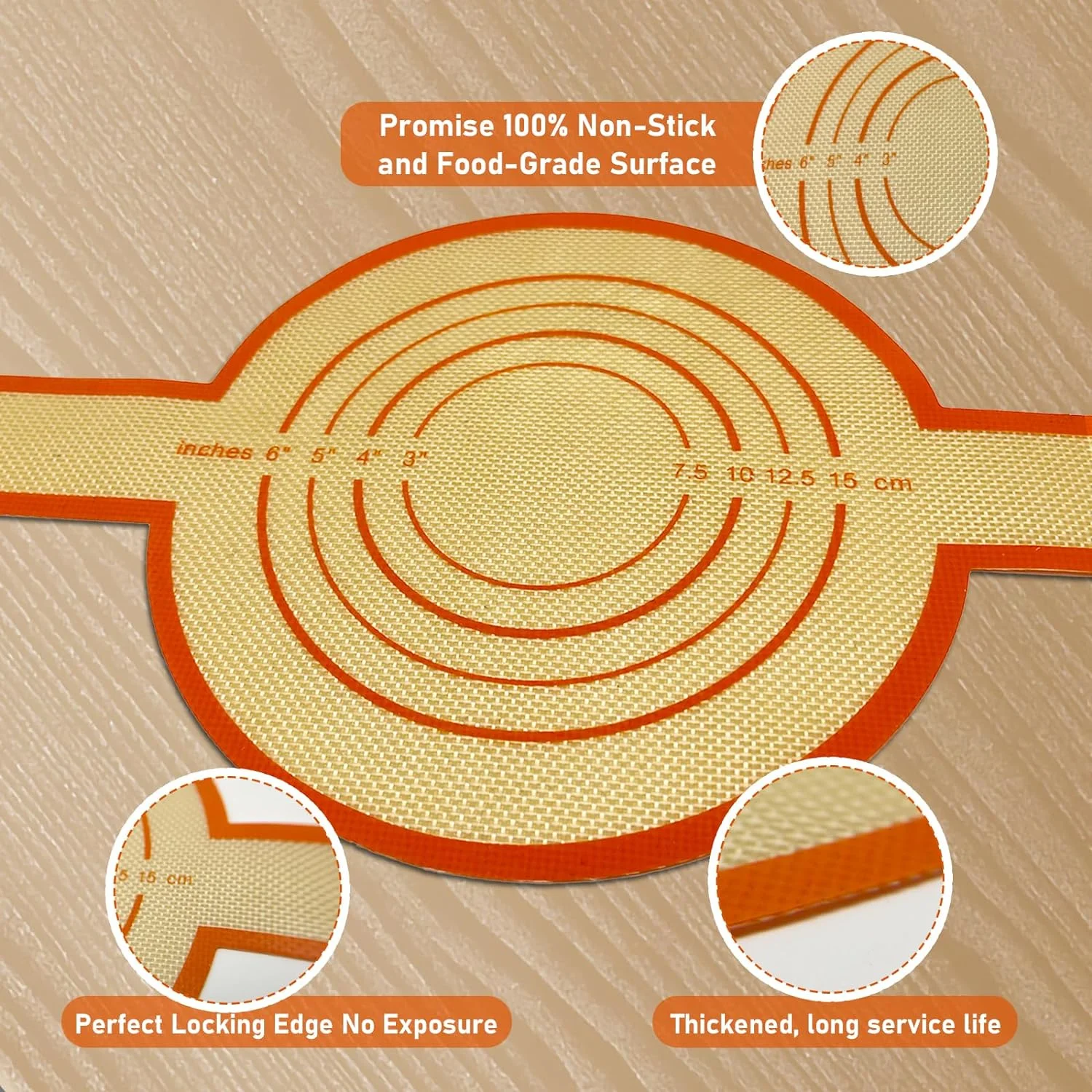 Best sale Heat Resistant Silicone Bread Baking Mat Sling For Dutch Oven Liner Pad With Long Handle