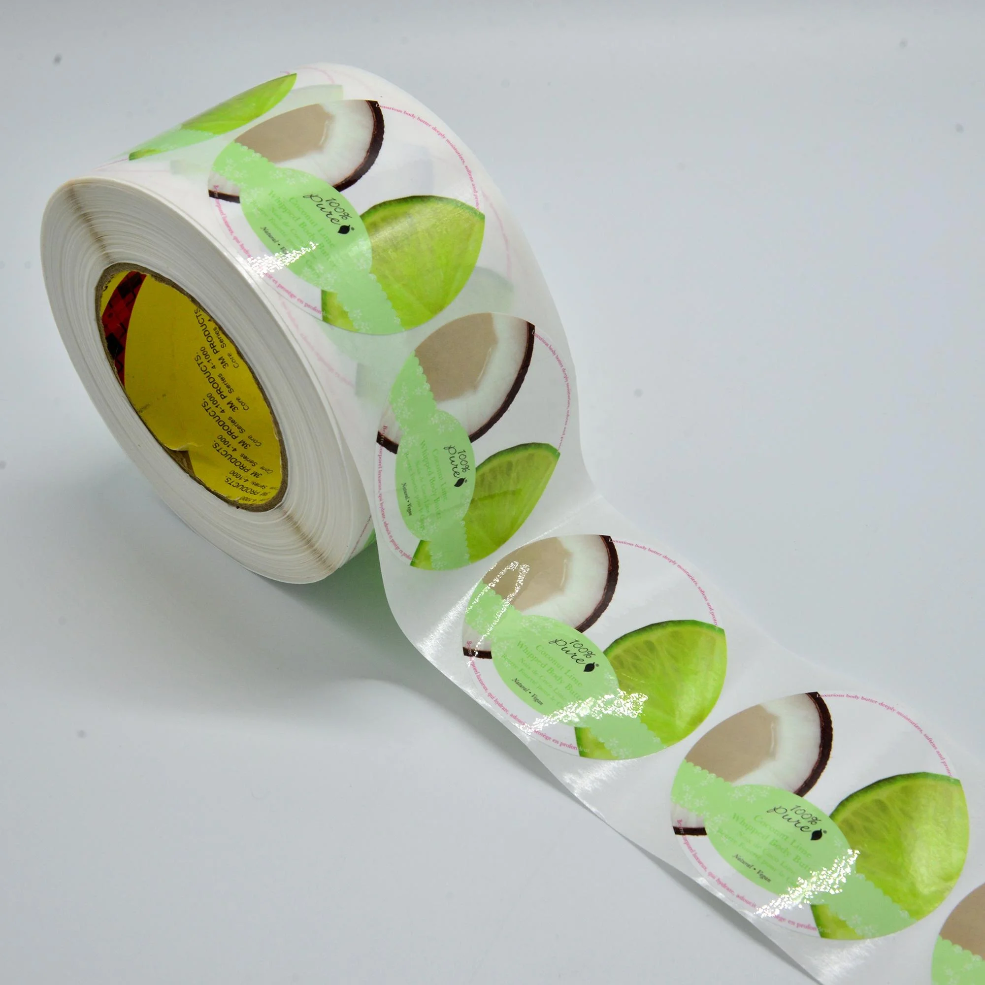 Personal custom cosmetics Custom labels Delicate printed shampoo and conditioner dedicated plastic bottle label stickers