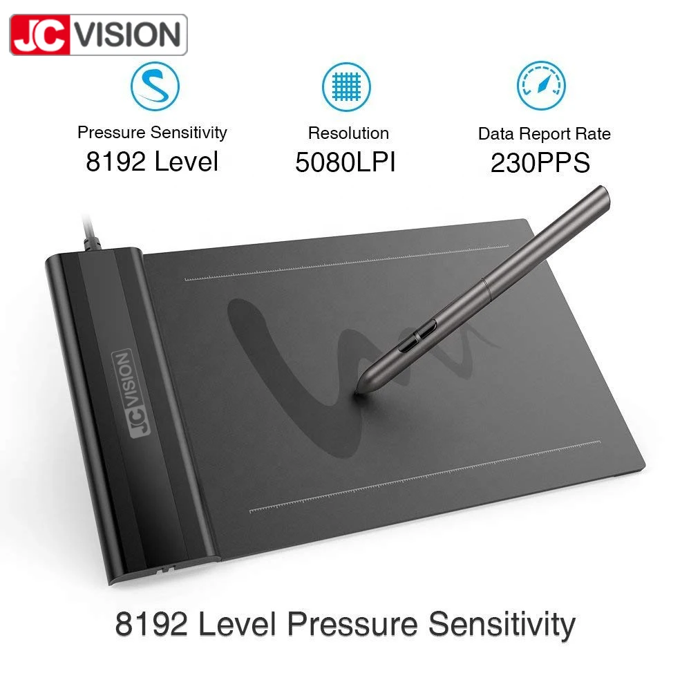 JCVISION JC-S640 professional electronic pen computer accessories kids graphic drawing tablet