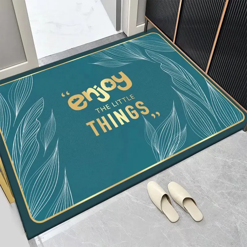 New Customized Outdoor Floor Pattern Floor Mat Entrance Door Indoor Bathroom Mat Door Mat Factory Direct Sales