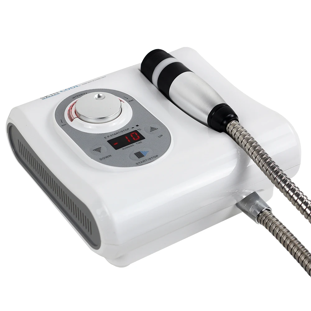 Portable 2 in 1 Cryo No Needle Electroporation Mesotherapy RF Device Home Use Skin Tightening Anti Aging Radio Frequency Machine