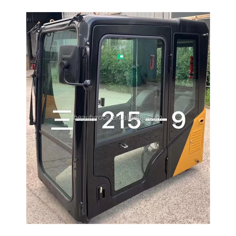 Original new Excavator Parts SY215-9 Cabin assy Operator Cab with Windows Glass