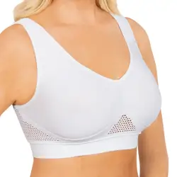 Женское дышащее нижнее белье, двухслойный бюстгальтер с дышащей сеткой, новый дизайн