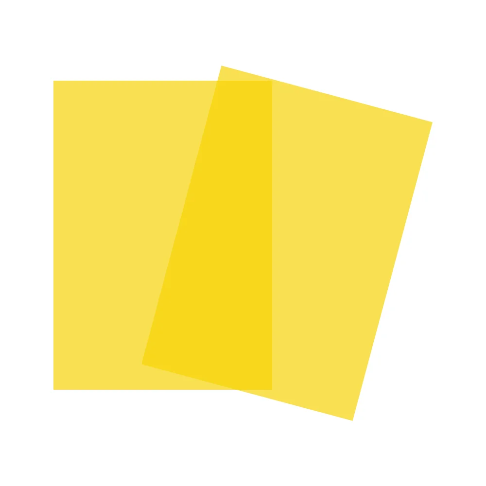A4 size tpu 30cm * 20cm  yellow TPU  film sheet raw material for cutting machine to making tablet film