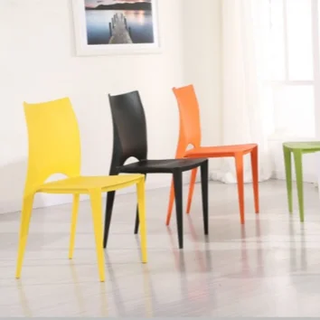  Modern Design Plastic Dinning Restaurant Stackable Dining Chairs For