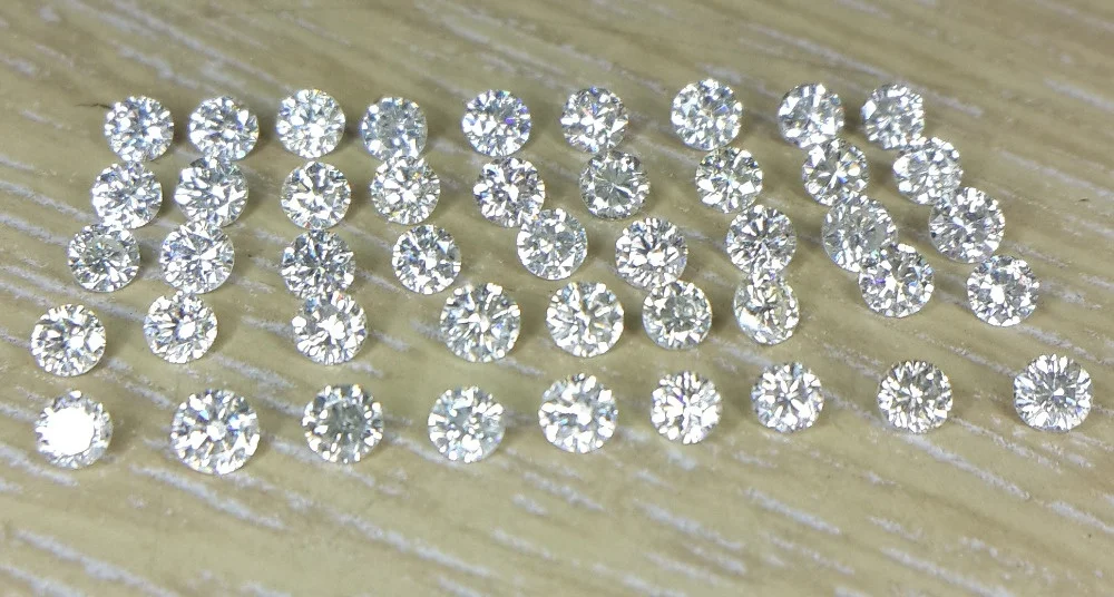 0.7-1mm I1 Clarity J Color Natural Loose Brilliant Cut Real Diamonds from Earth Small Size