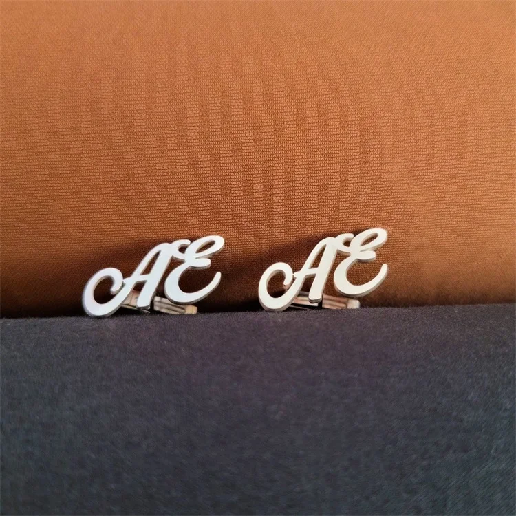 custom personalized enamel men suit cufflinks-87